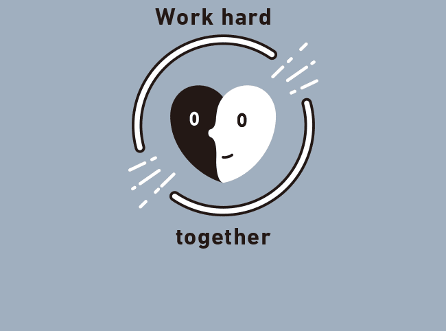 Work hard together